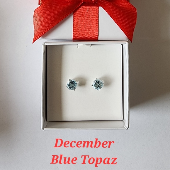 5 pair Birthstone Earrings NEW - Picture 6 of 7